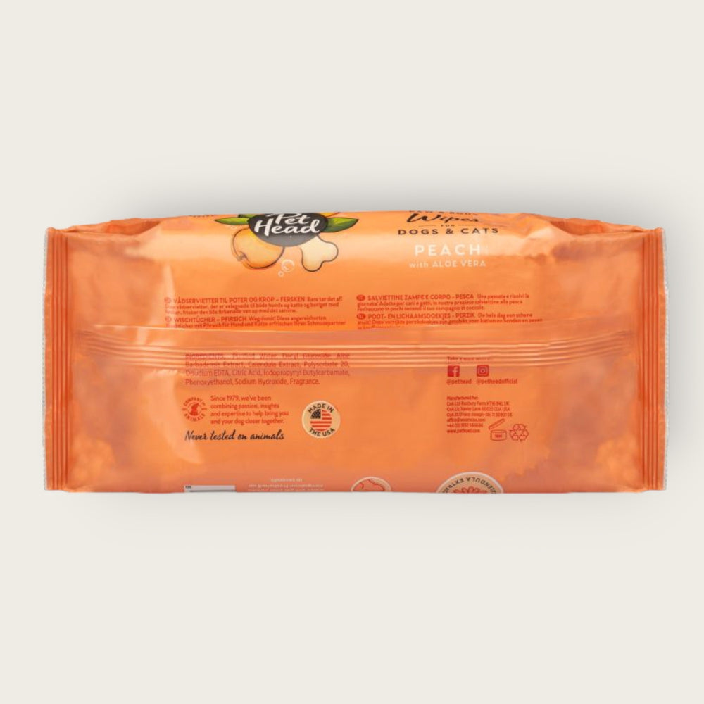 
                  
                    Biodegradable Peach Wipes
                  
                